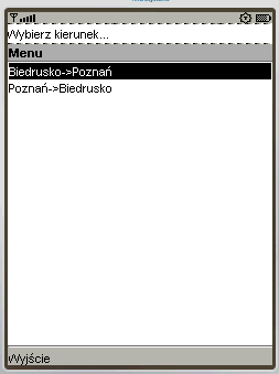 Biedrusko.info - Screeny mobilnego programu z rozkładem jazdy linii 918